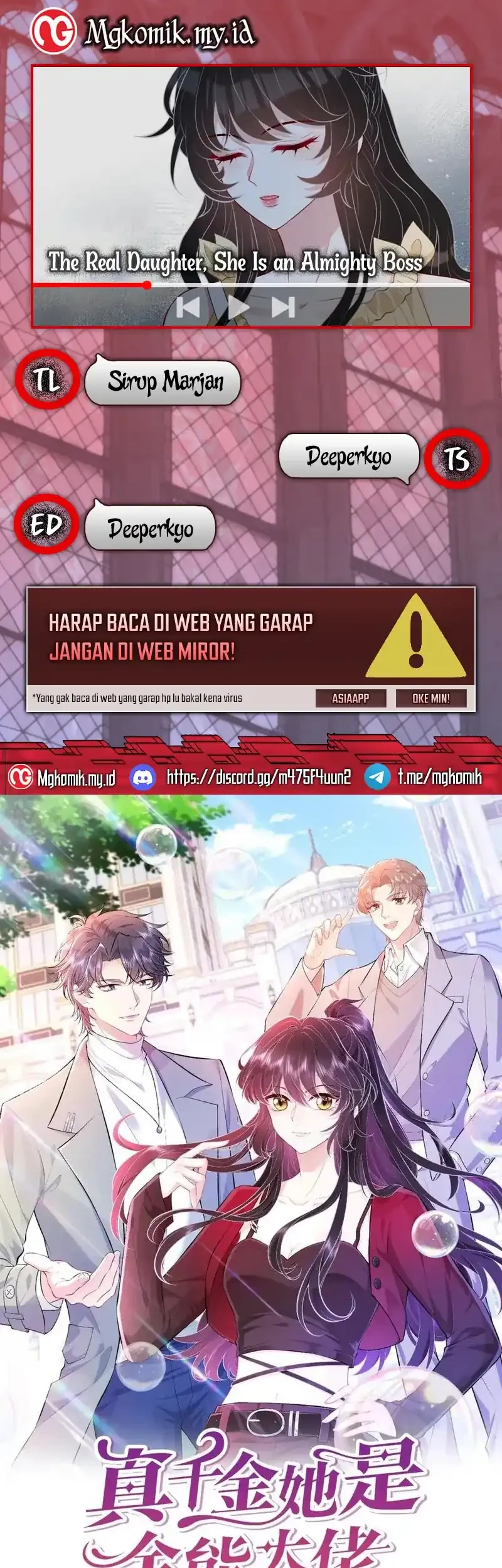 Komik The Real Daughter, She Is an Almighty Boss Chapter 87 gambar 1