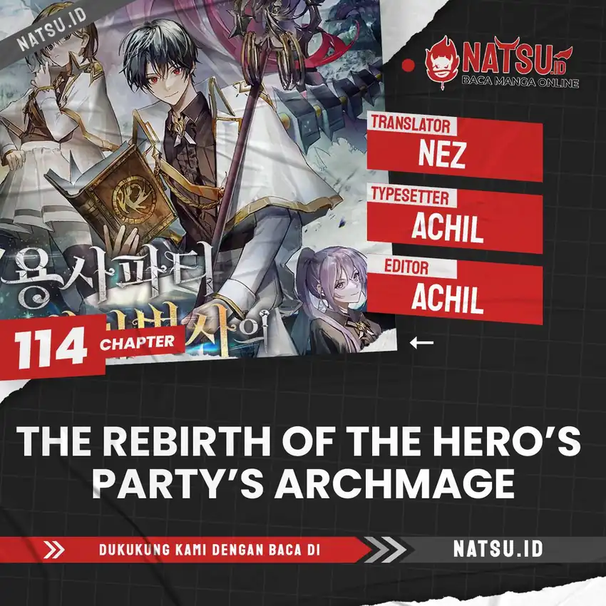Komik The Rebirth of the Hero’s Party’s Archmage Chapter 114 gambar 1
