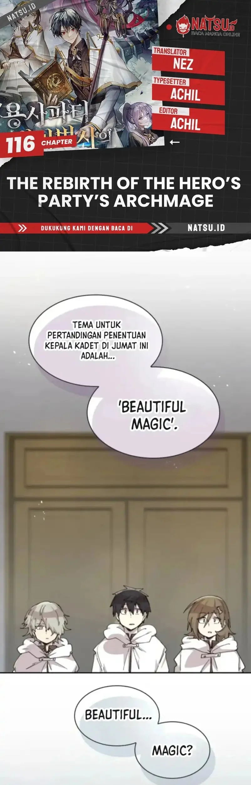 Komik The Rebirth of the Hero’s Party’s Archmage Chapter 116 gambar 1