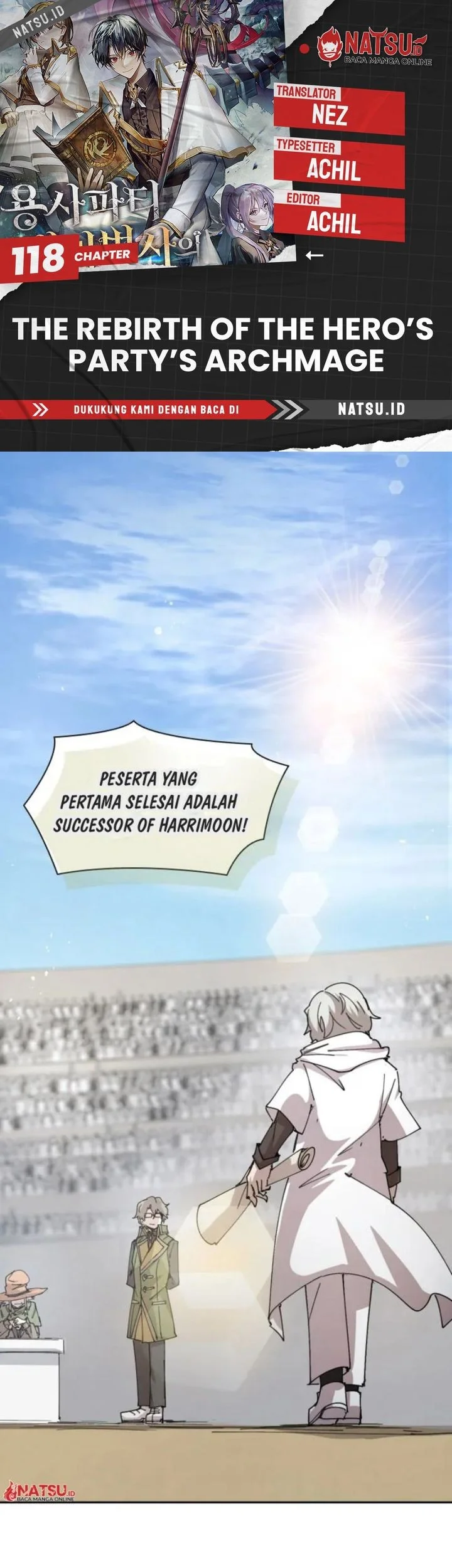 Komik The Rebirth of the Hero’s Party’s Archmage Chapter 118 gambar 1