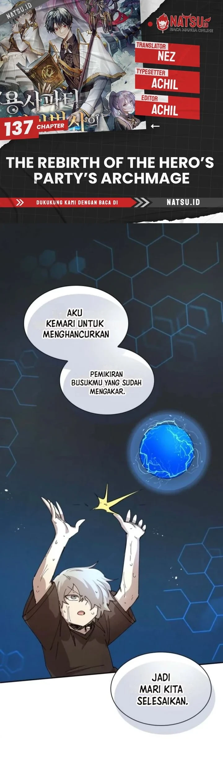 Komik The Rebirth of the Hero’s Party’s Archmage Chapter 137 gambar 1
