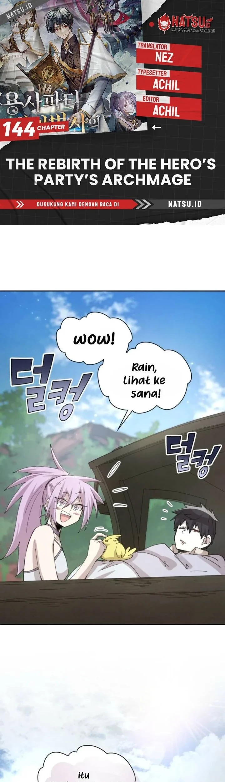 Komik The Rebirth of the Hero’s Party’s Archmage Chapter 144 gambar 1