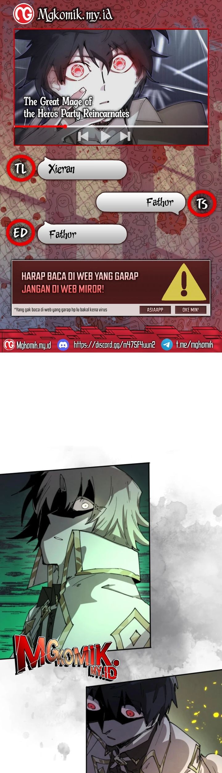 Komik The Rebirth of the Hero’s Party’s Archmage Chapter 83 gambar 1