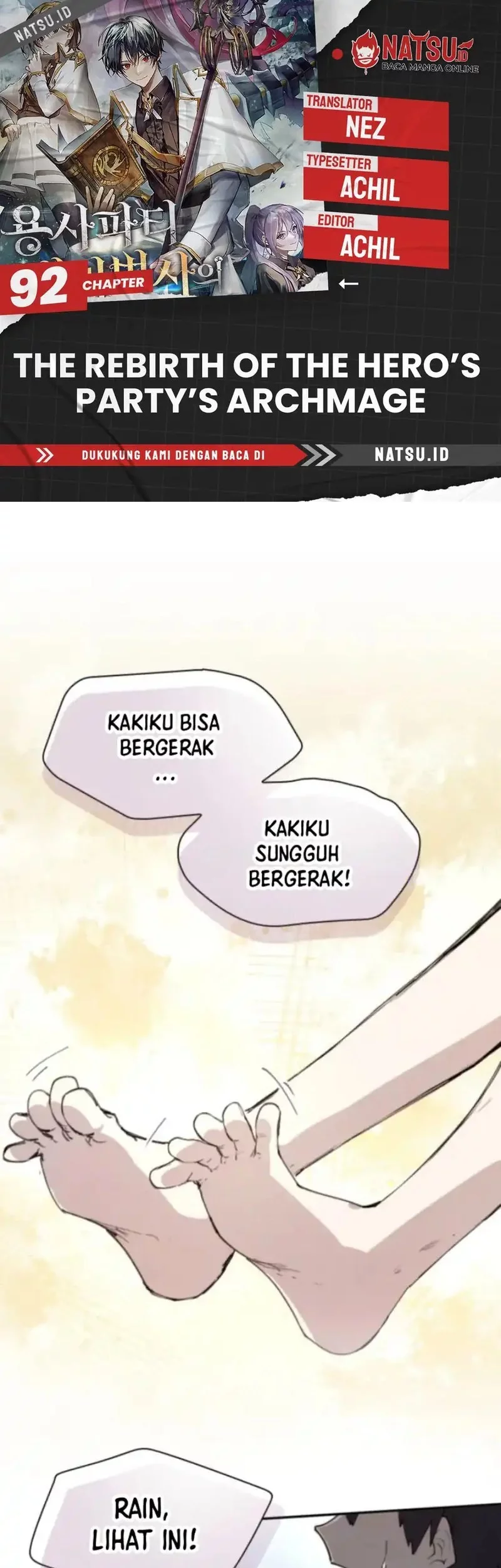 Komik The Rebirth of the Hero’s Party’s Archmage Chapter 92 gambar 1