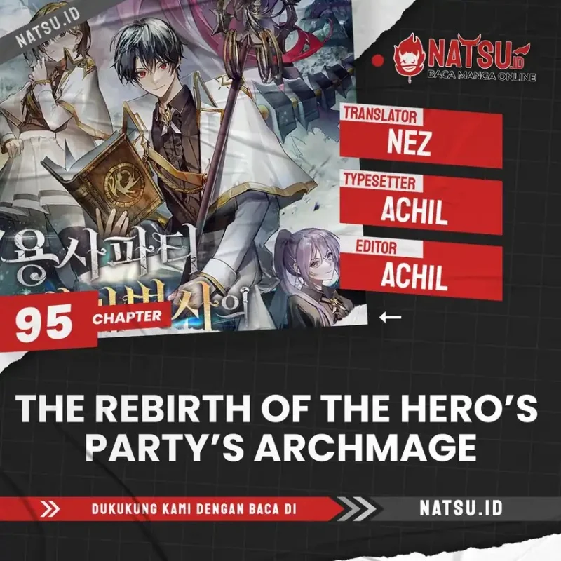 Komik The Rebirth of the Hero’s Party’s Archmage Chapter 95 gambar 1