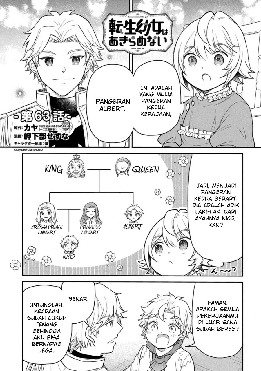 Komik The Reborn Little Girl Won’t Give Up Chapter 63 gambar 1
