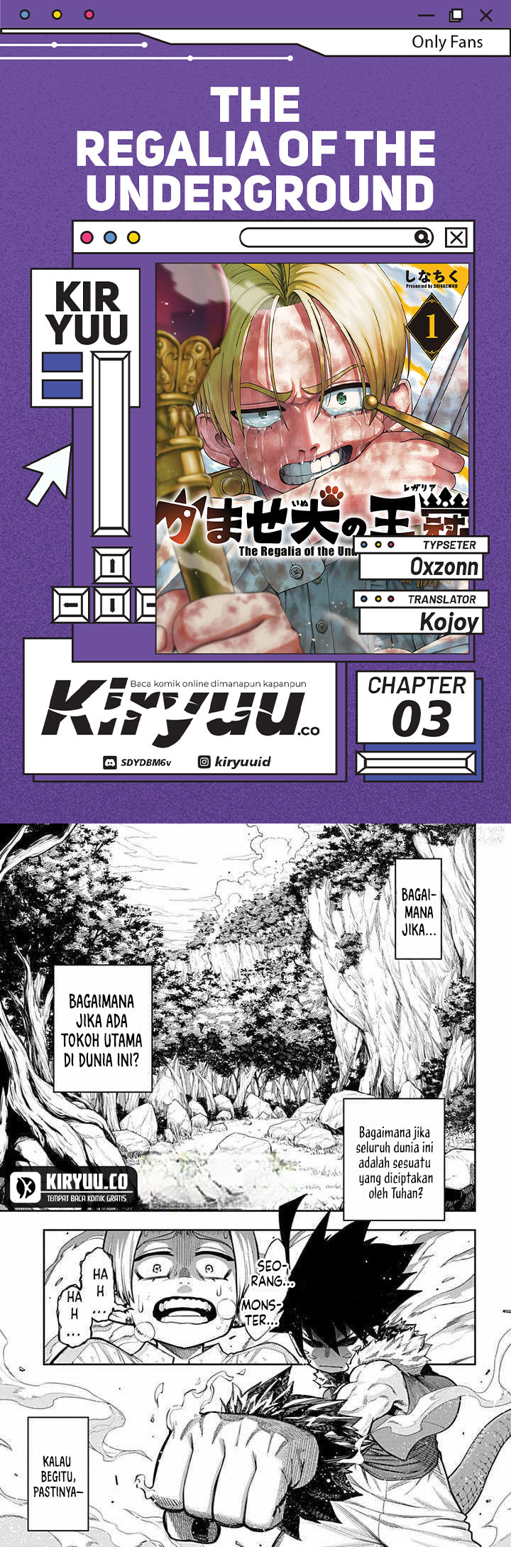 Komik The Regalia of the Underdog Chapter 3 gambar 1