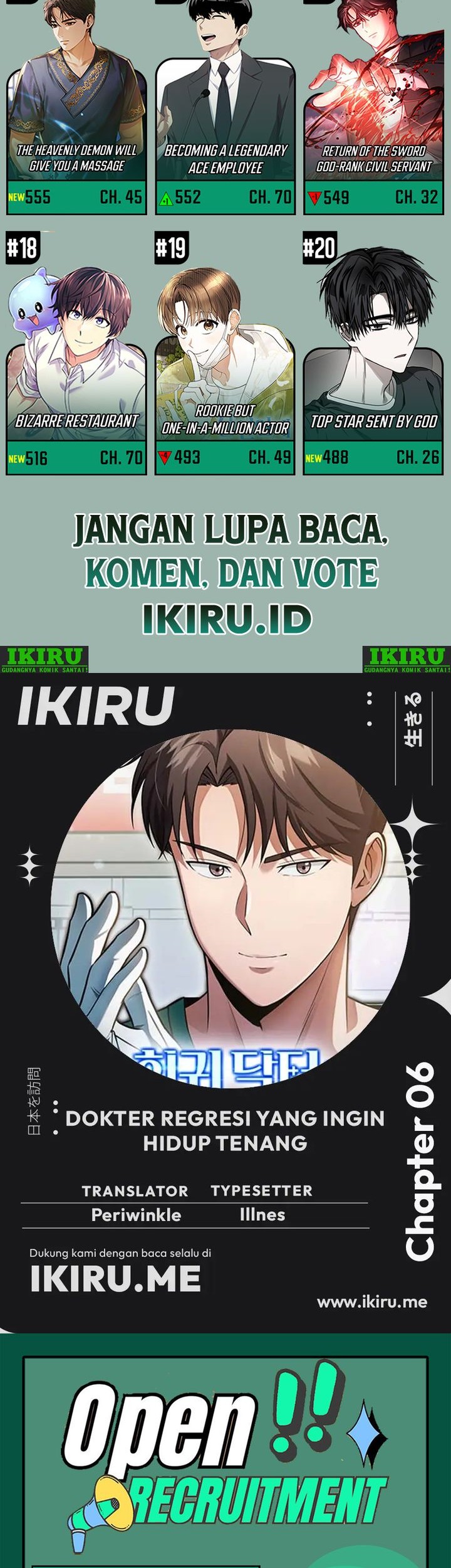 Manhwa The Regressed Doctor Just Wanted to Live Quietly Chapter 6 gambar 2