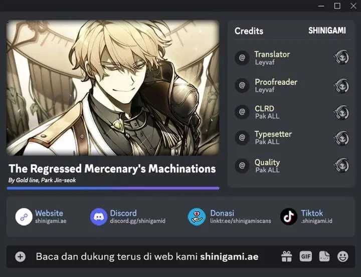 Komik The Regressed Mercenary’s Machinations Chapter 36 gambar 1
