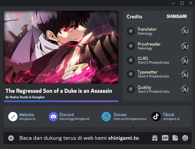 Komik The Regressed Son Of A Duke Is An Assassin Chapter 102 gambar 1