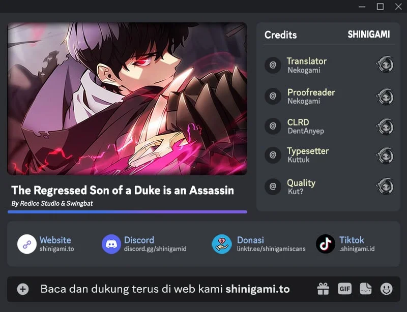 Komik The Regressed Son Of A Duke Is An Assassin Chapter 116 gambar 1