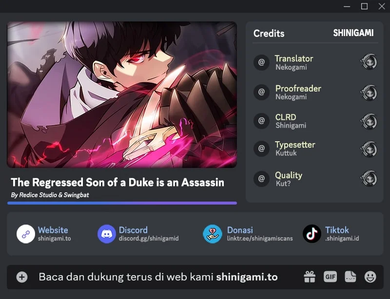 Komik The Regressed Son Of A Duke Is An Assassin Chapter 120 gambar 1