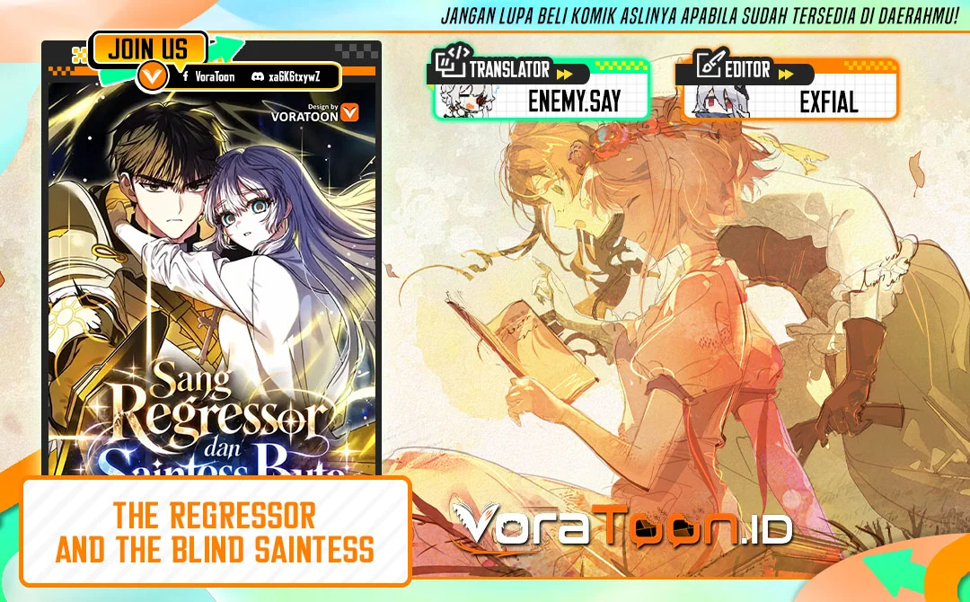 Komik The Regressor and the Blind Saintess Chapter 21 gambar 1