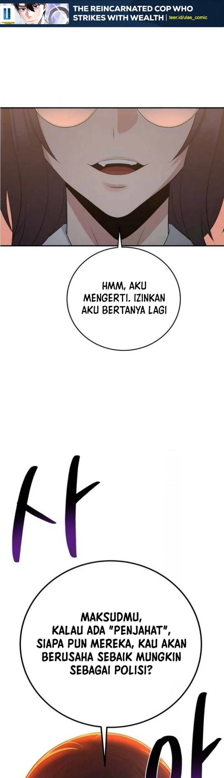 Manhwa The Reincarnated Cop Who Strikes With Wealth Chapter 55 gambar 2