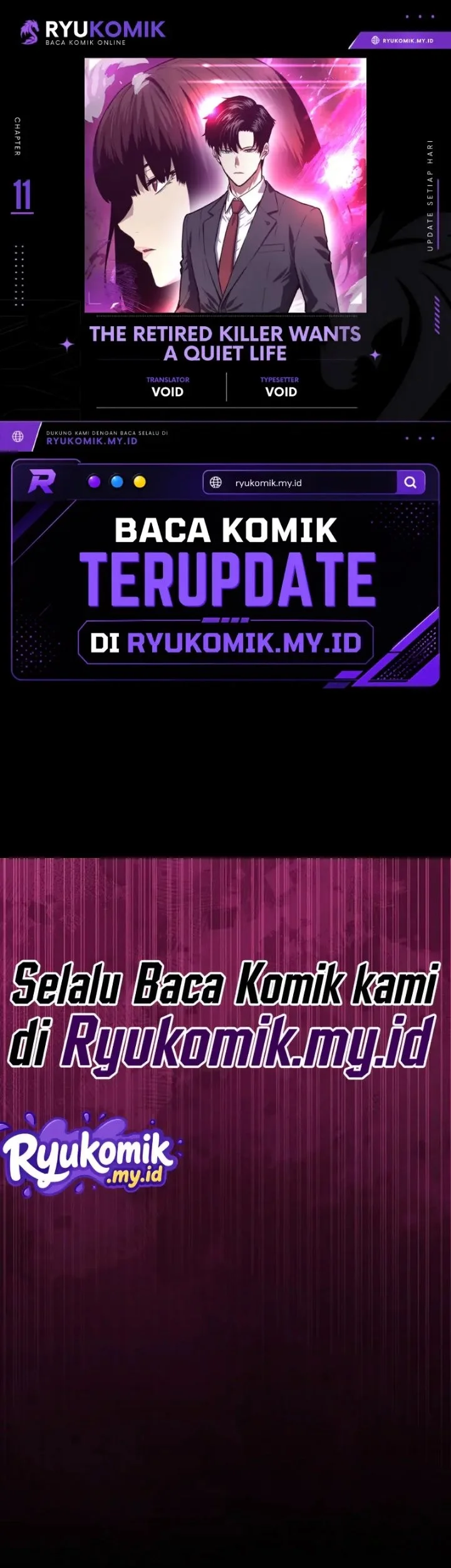 Komik The Retired Killer Wants a Quiet Life Chapter 11 gambar 1