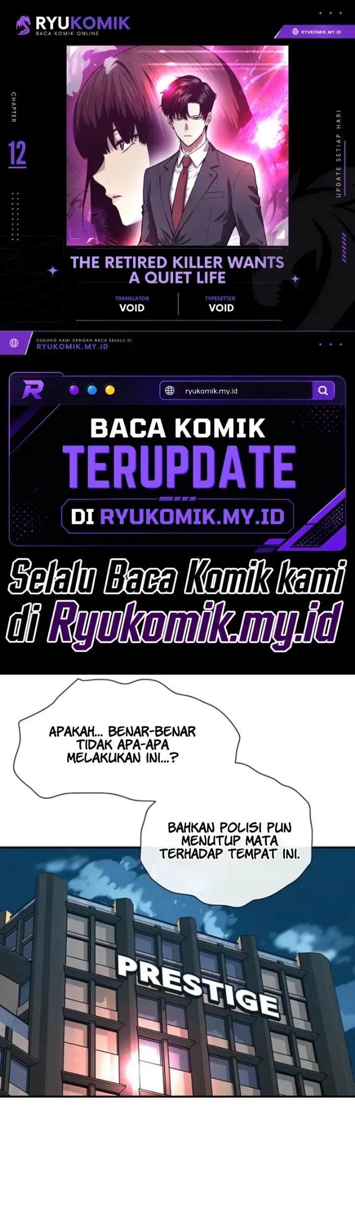 Komik The Retired Killer Wants a Quiet Life Chapter 12 gambar 1
