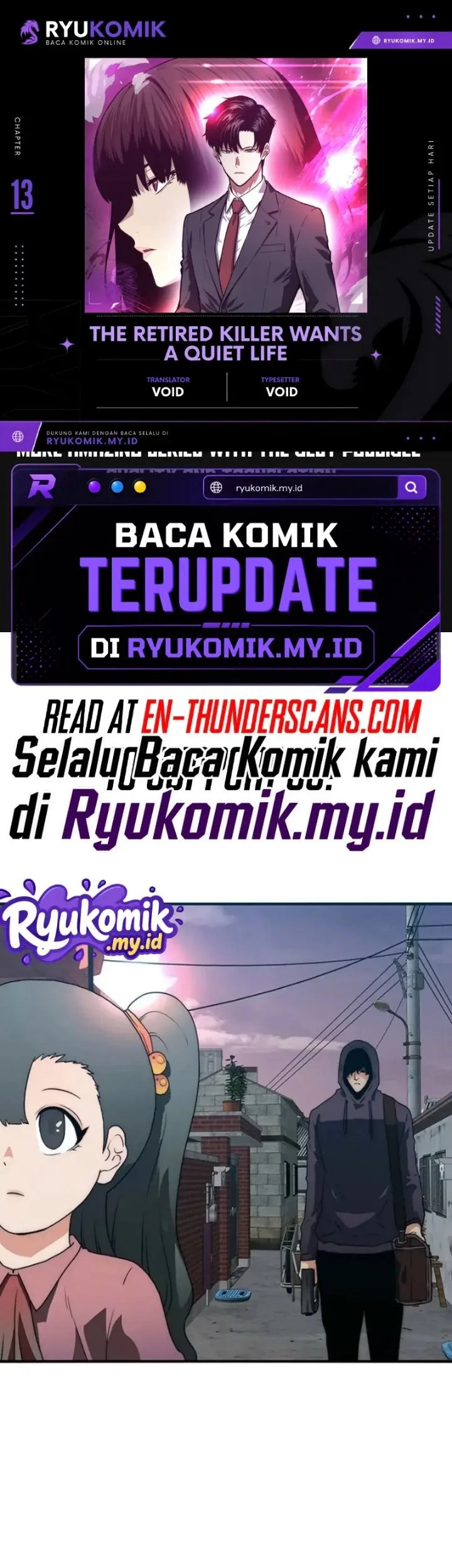 Komik The Retired Killer Wants a Quiet Life Chapter 13 gambar 1