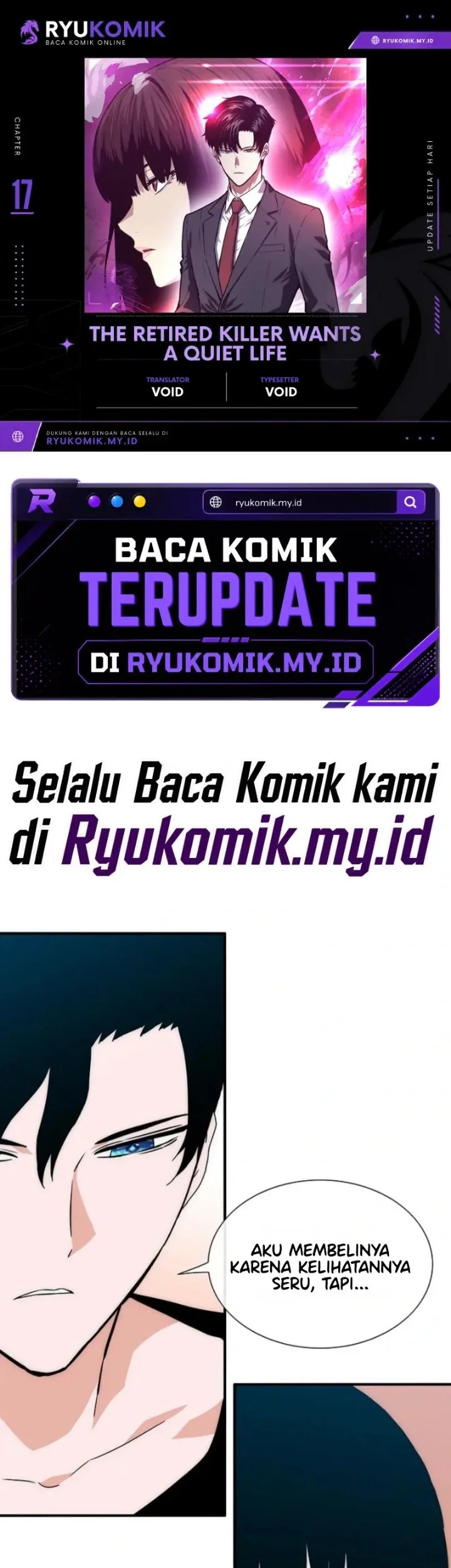 Komik The Retired Killer Wants a Quiet Life Chapter 17 gambar 1