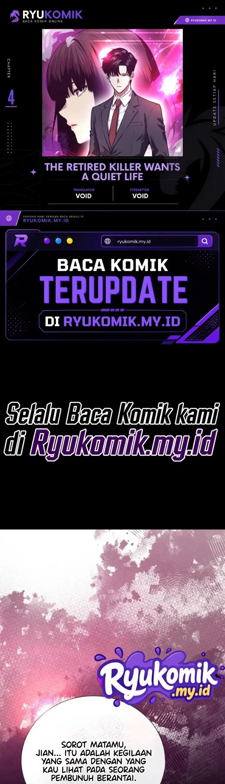 Komik The Retired Killer Wants a Quiet Life Chapter 4 gambar 1