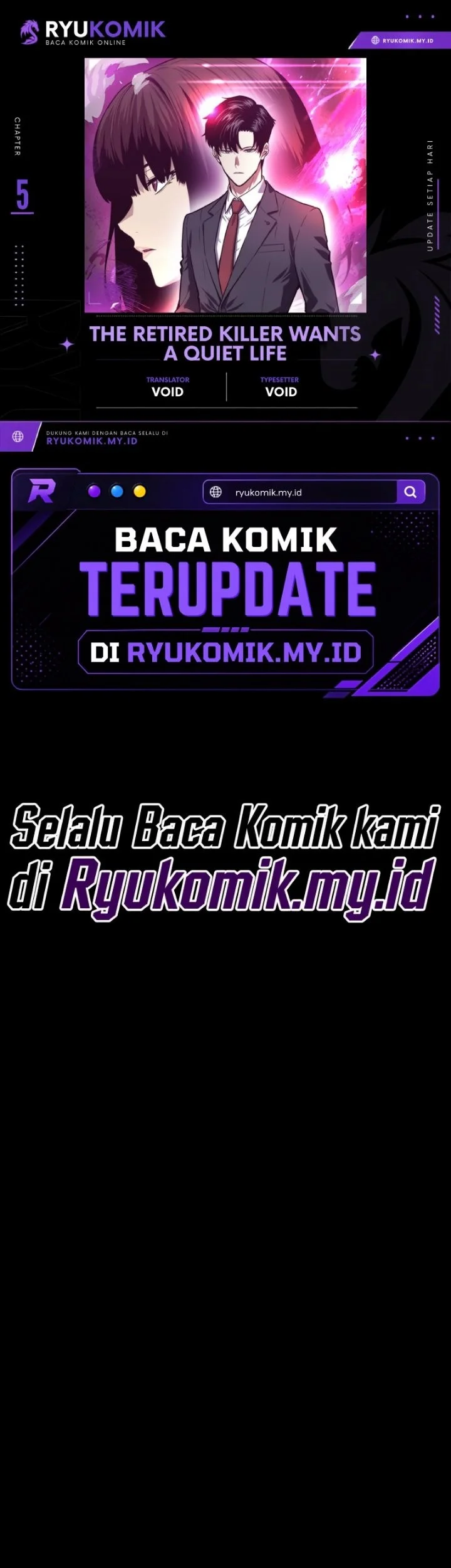Komik The Retired Killer Wants a Quiet Life Chapter 5 gambar 1