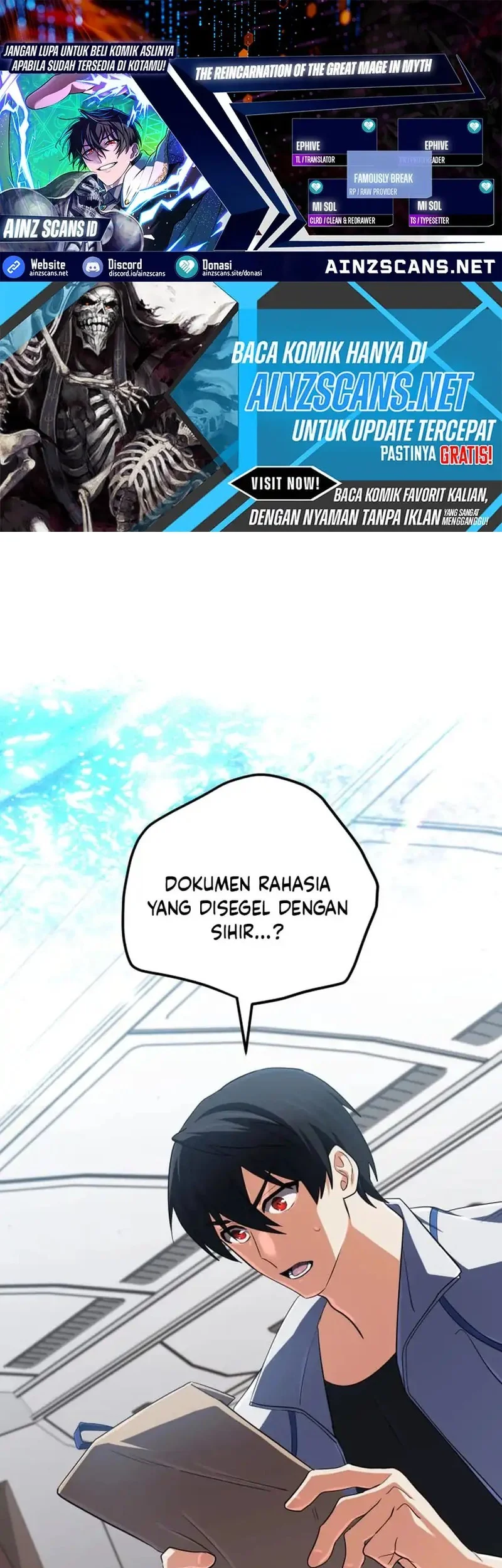 Komik The Return of the Mythical Archmage Chapter 69 gambar 1