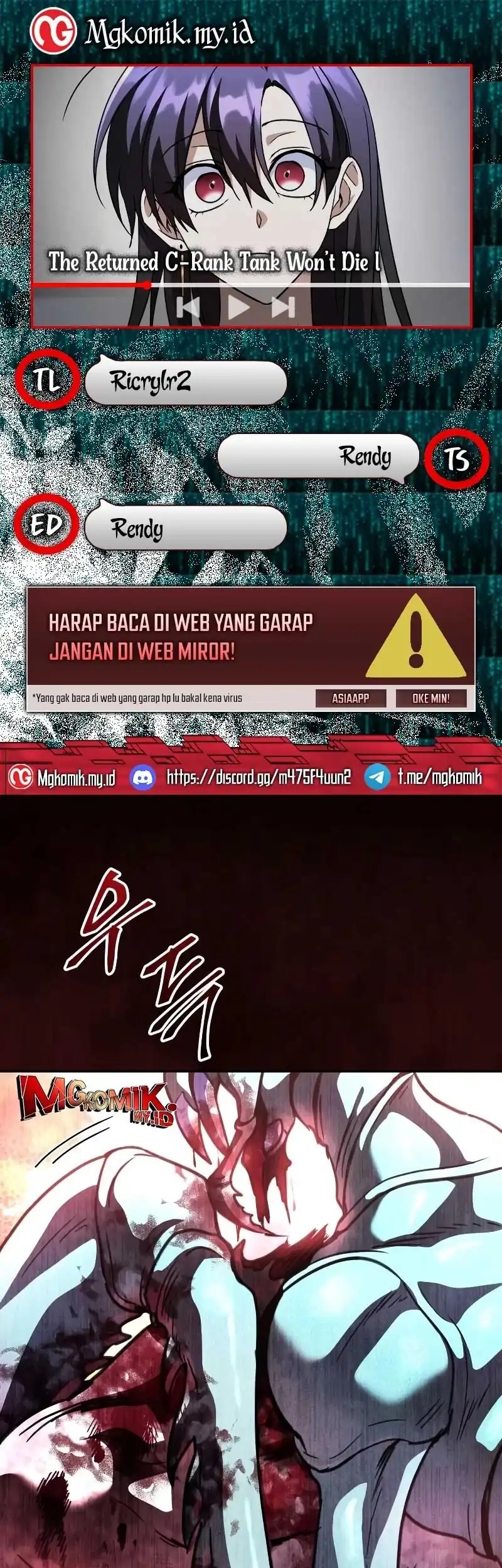 Komik The Returned C-Rank Tank Won’t Die! Chapter 31 gambar 1