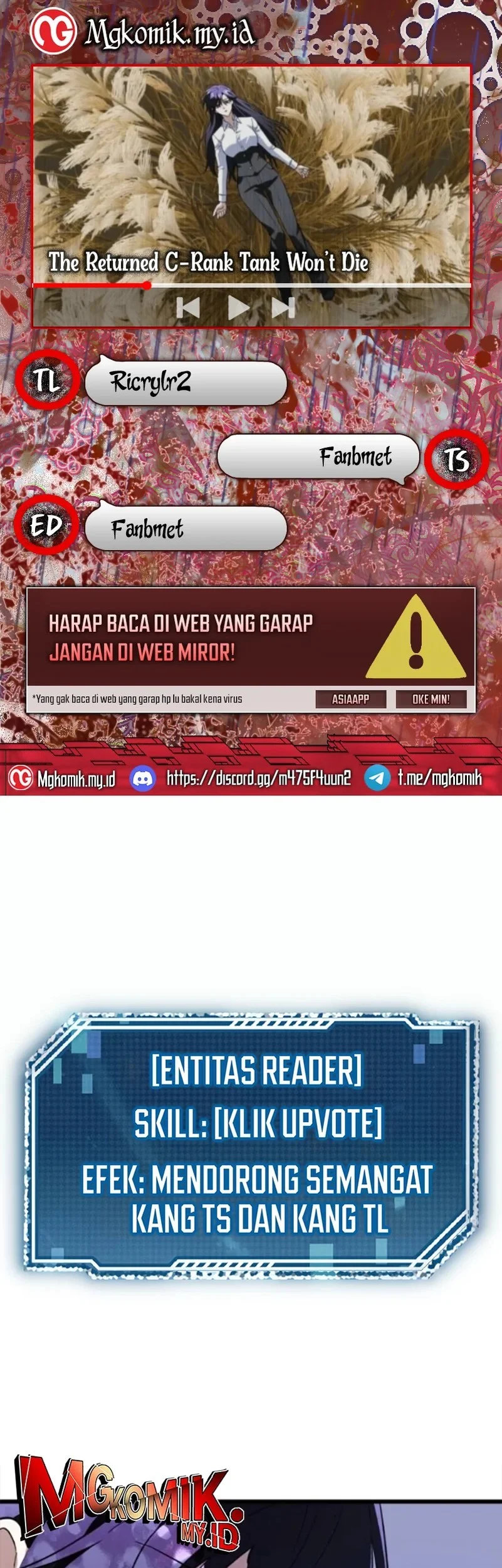 Komik The Returned C-Rank Tank Won’t Die! Chapter 40 gambar 1