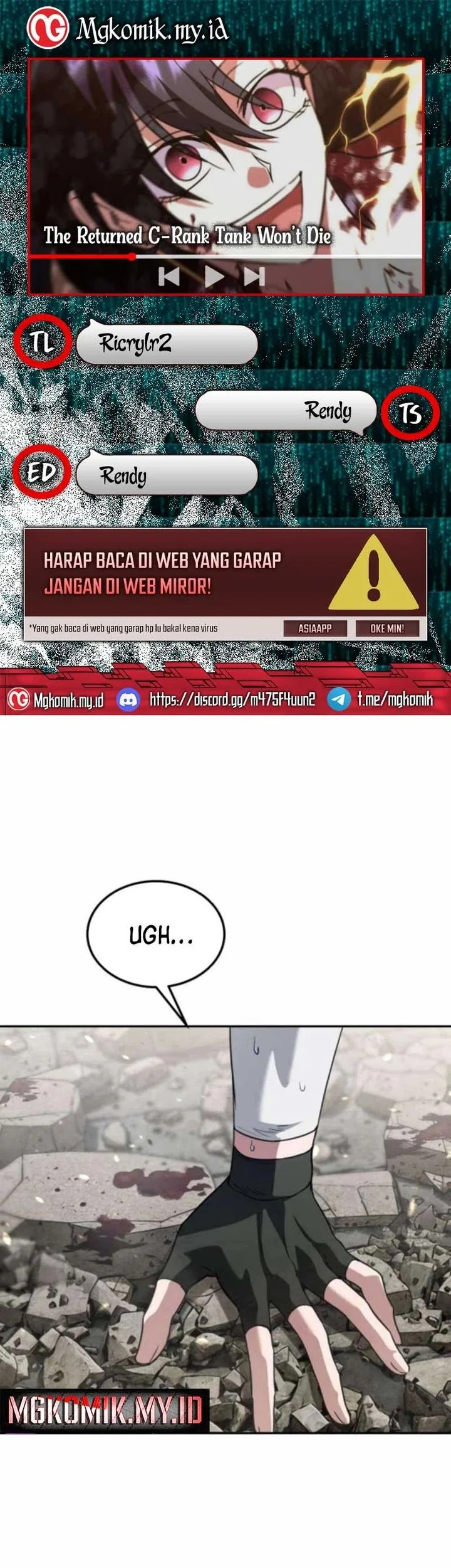 Komik The Returned C-Rank Tank Won’t Die! Chapter 43 gambar 1
