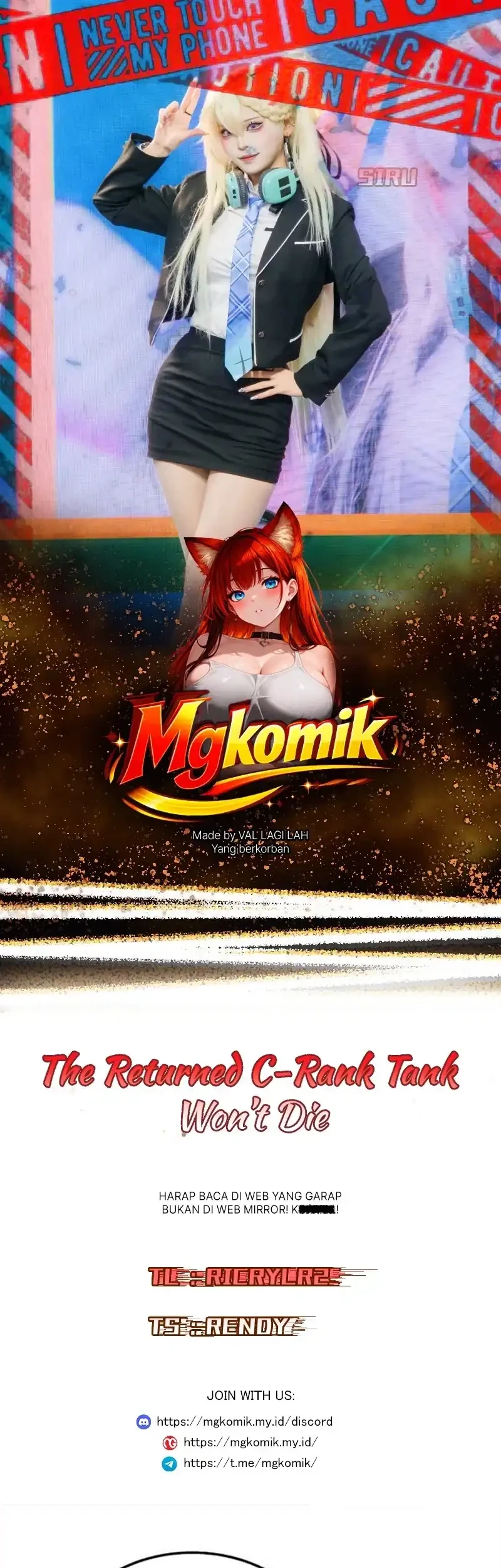 Komik The Returned C-Rank Tank Won’t Die! Chapter 55 gambar 1