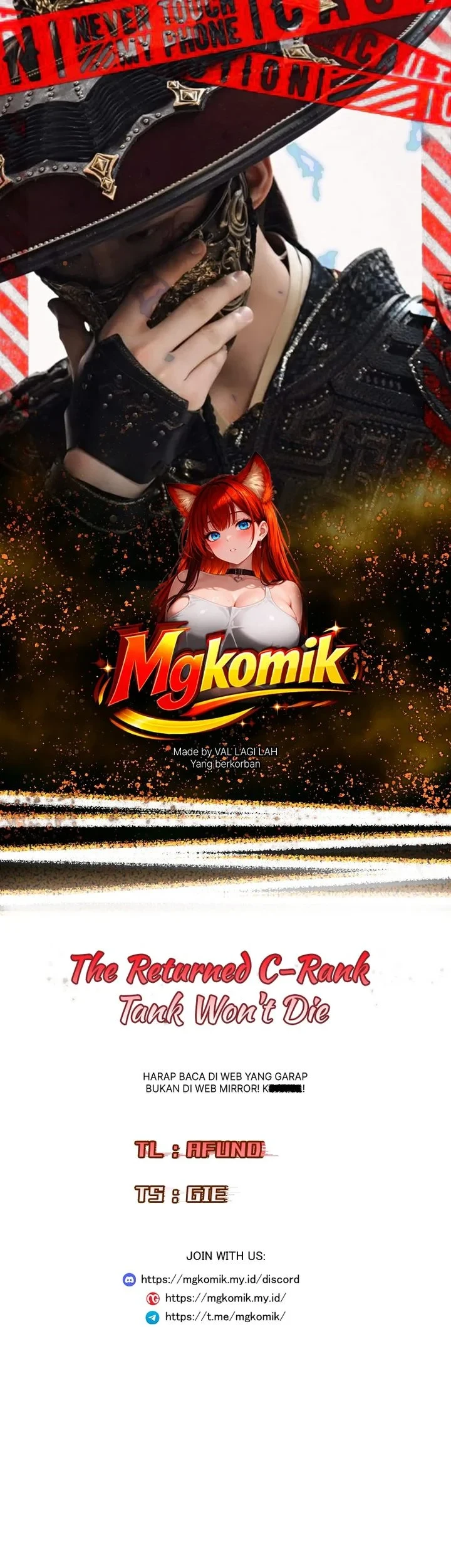 Komik The Returned C-Rank Tank Won’t Die! Chapter 57 gambar 1