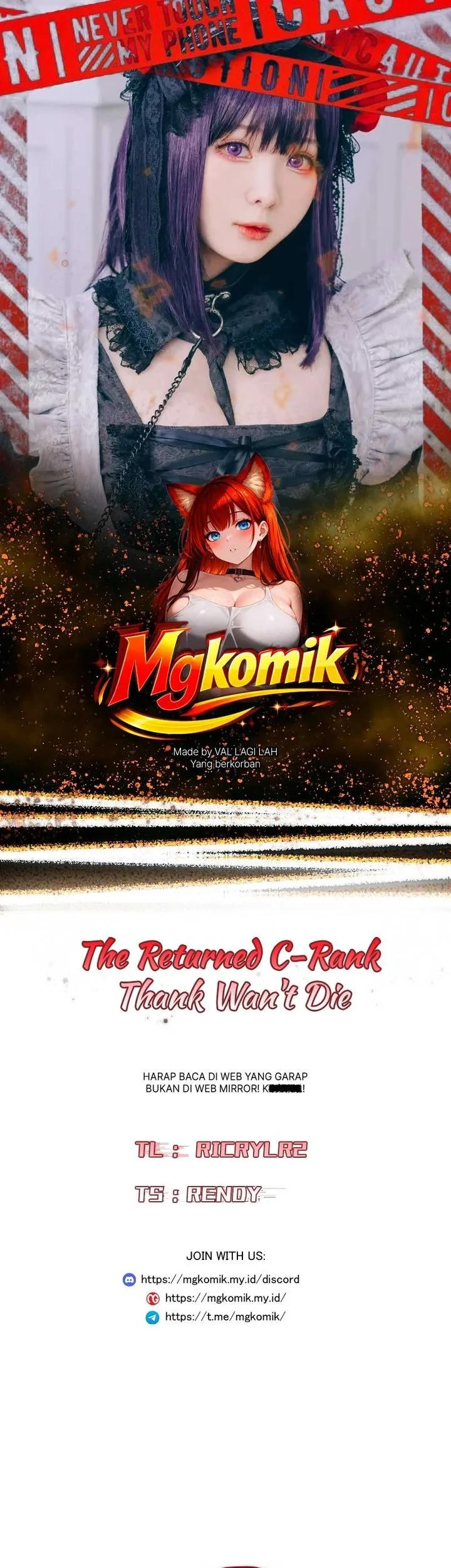 Komik The Returned C-Rank Tank Won’t Die! Chapter 61 gambar 1