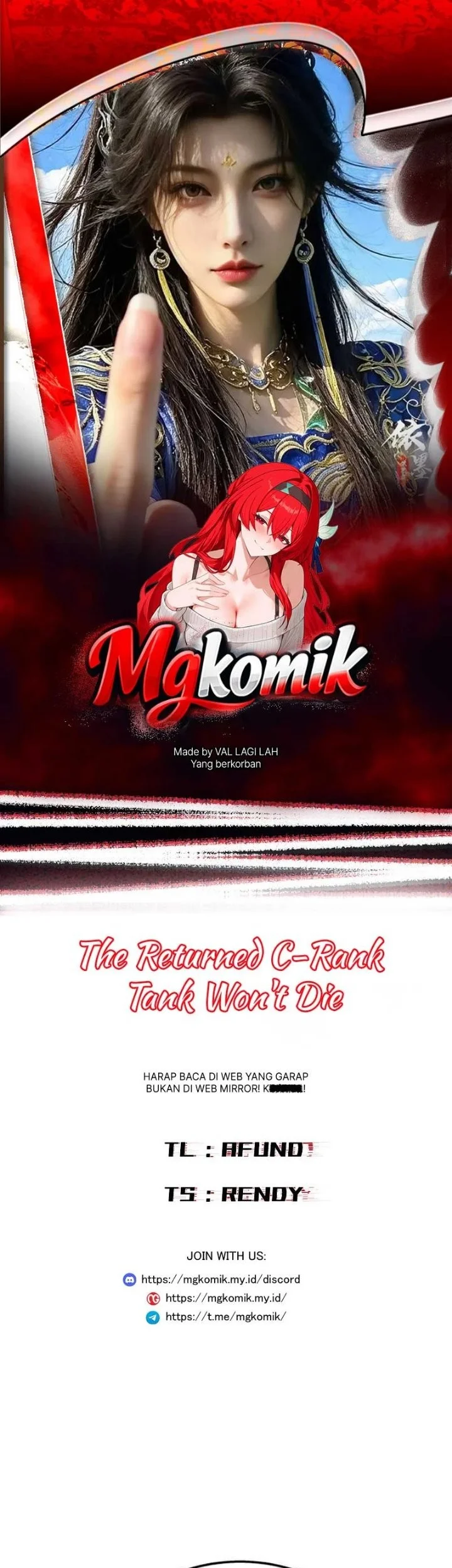 Komik The Returned C-Rank Tank Won’t Die! Chapter 66 gambar 1