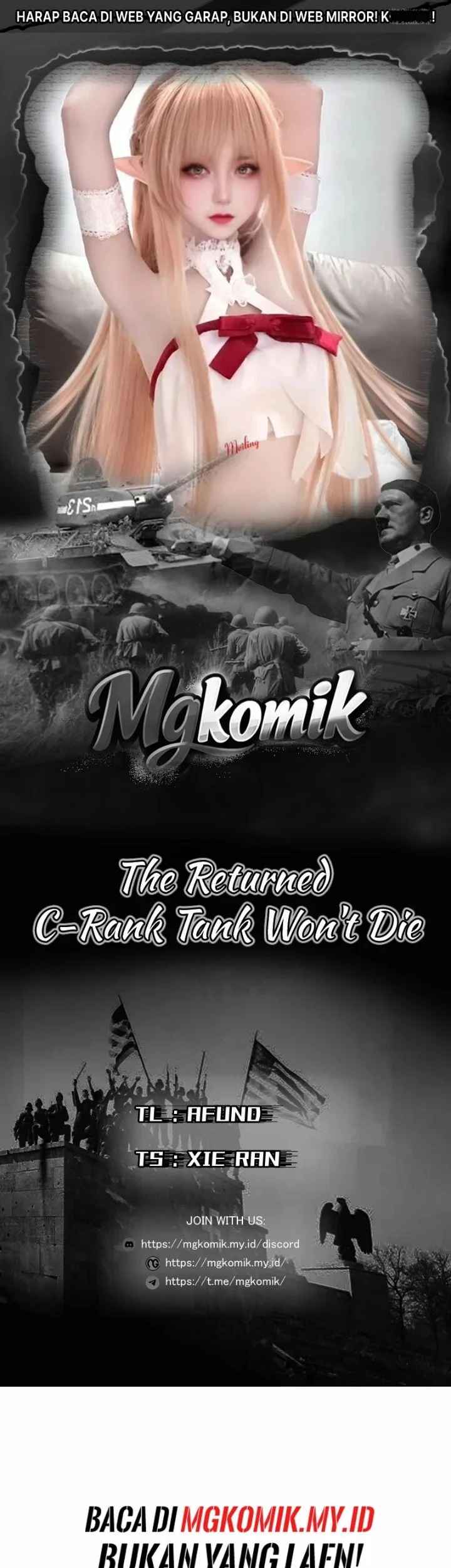 Komik The Returned C-Rank Tank Won’t Die! Chapter 70 gambar 1