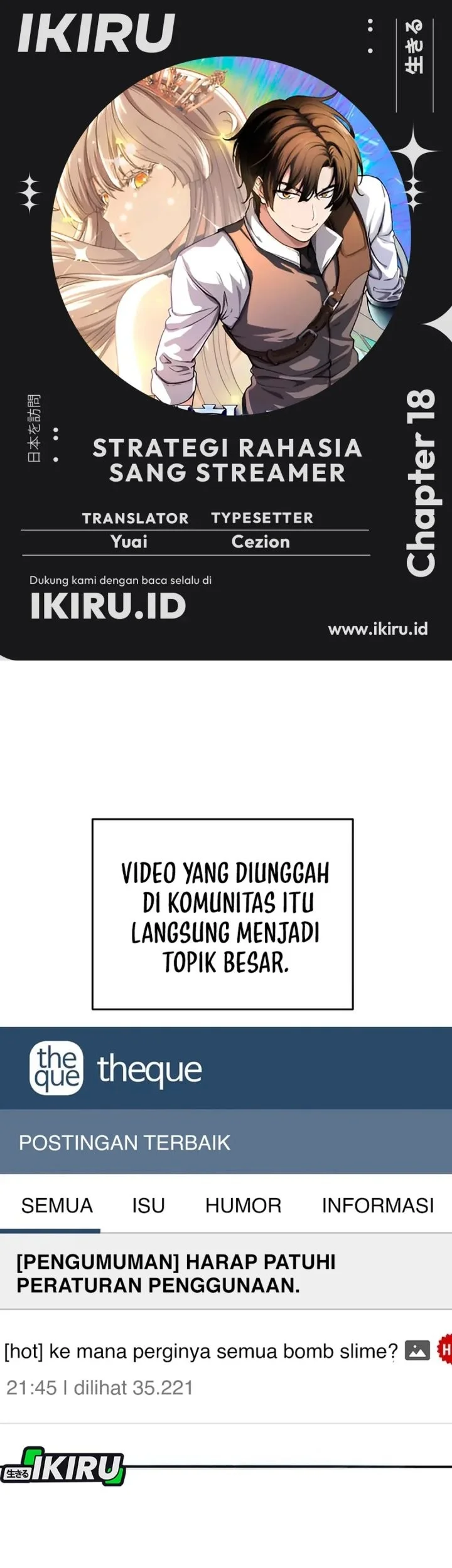 Komik The Returnee’s Hidden Strategy Stream Chapter 18 gambar 1