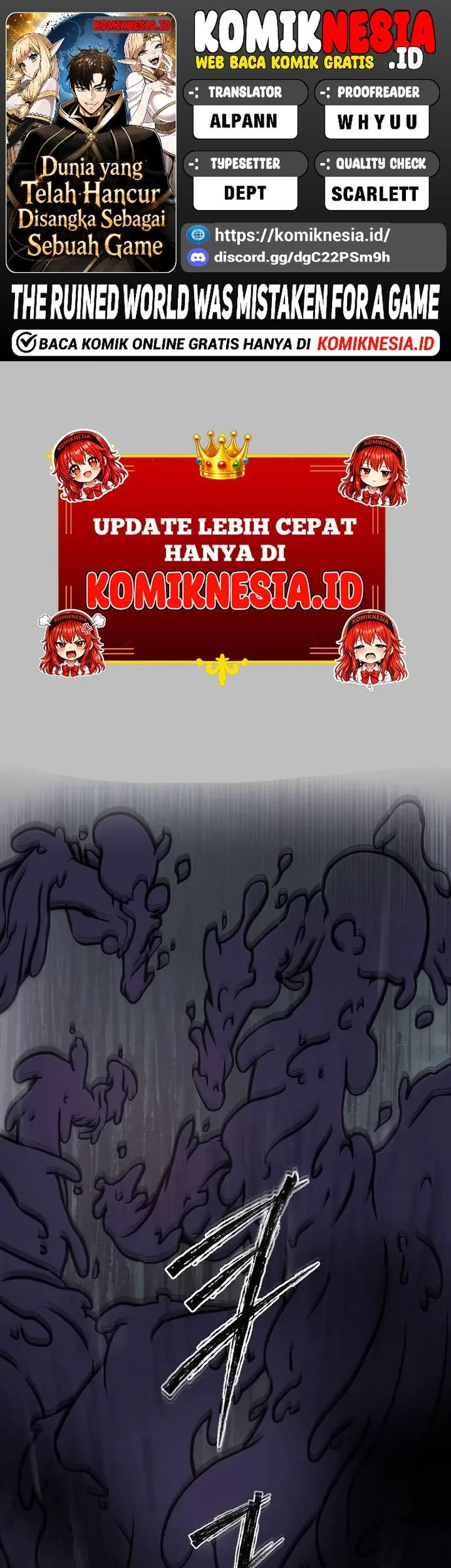 Komik The Ruined World Was Mistaken for a Game Chapter 1 gambar 1