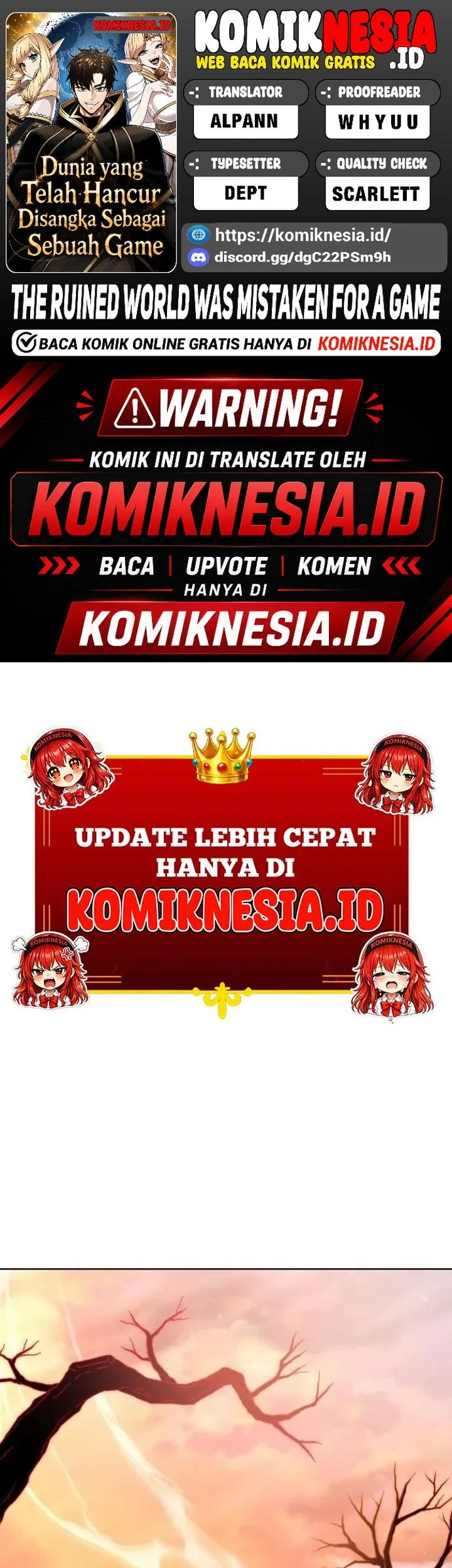 Komik The Ruined World Was Mistaken for a Game Chapter 12 gambar 1