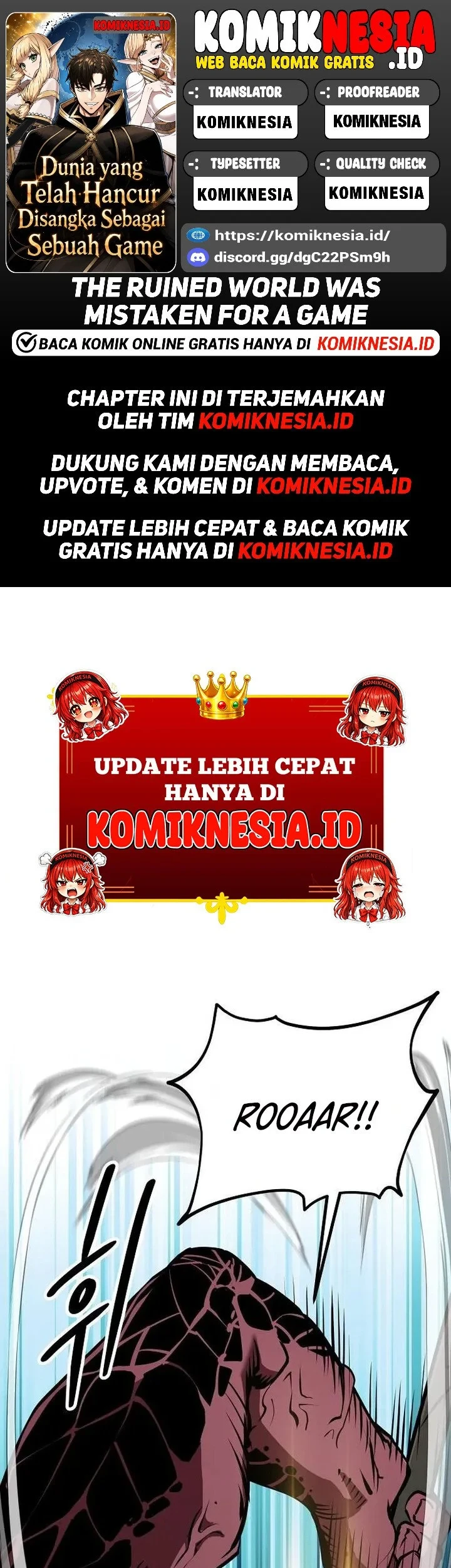 Komik The Ruined World Was Mistaken for a Game Chapter 15 gambar 1