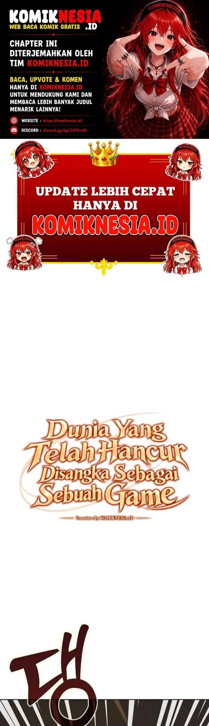 Komik The Ruined World Was Mistaken for a Game Chapter 21 gambar 1