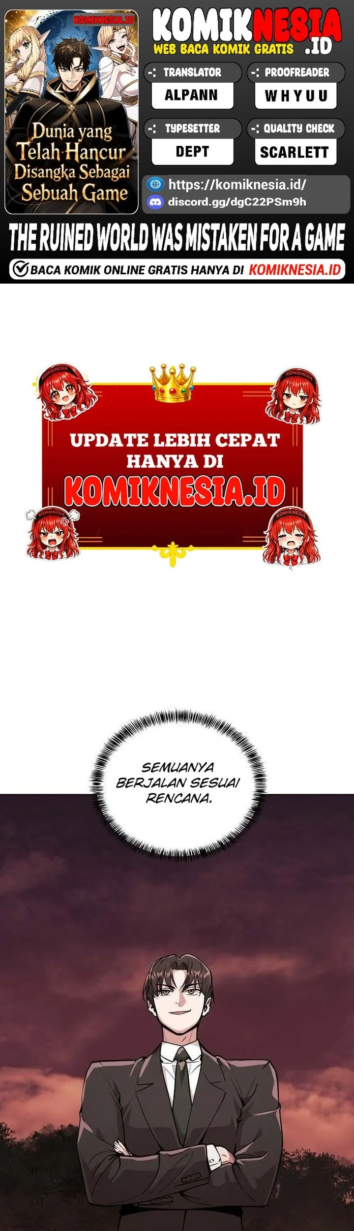 Komik The Ruined World Was Mistaken for a Game Chapter 4 gambar 1