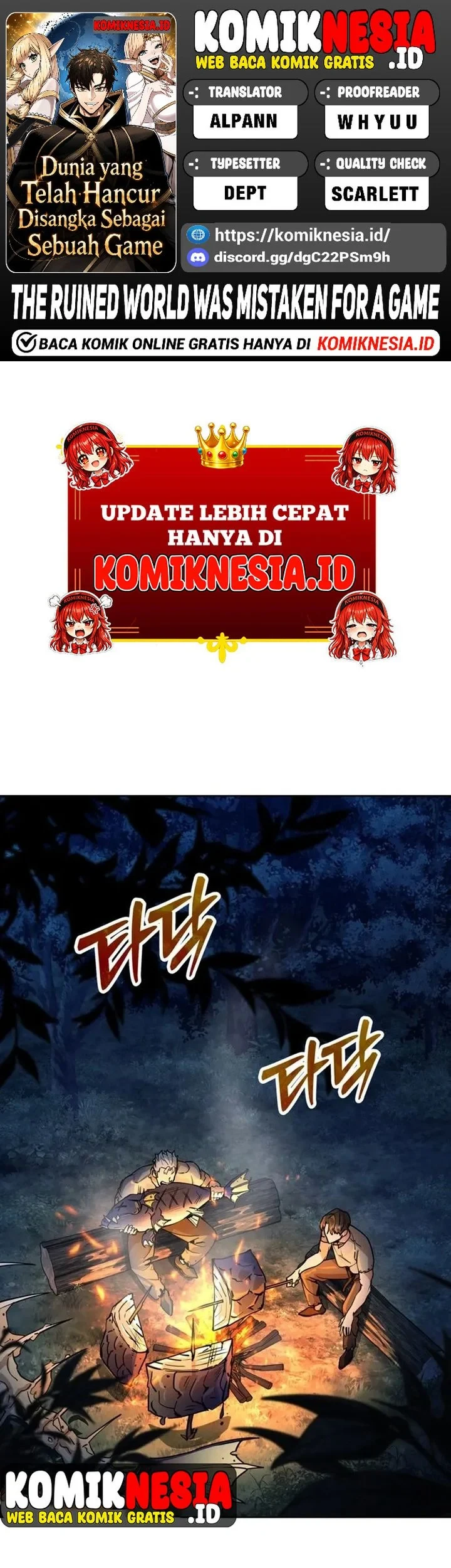 Komik The Ruined World Was Mistaken for a Game Chapter 5 gambar 1