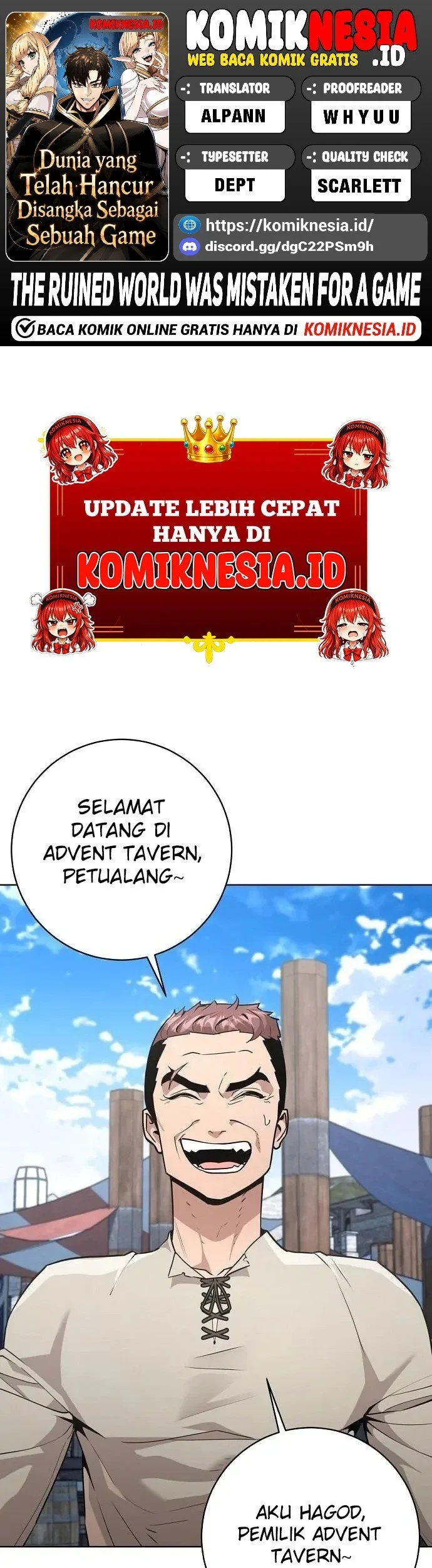 Komik The Ruined World Was Mistaken for a Game Chapter 6 gambar 1