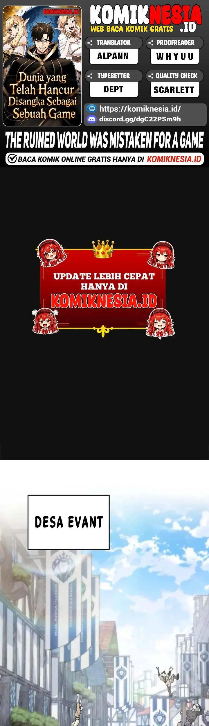 Komik The Ruined World Was Mistaken for a Game Chapter 7 gambar 1