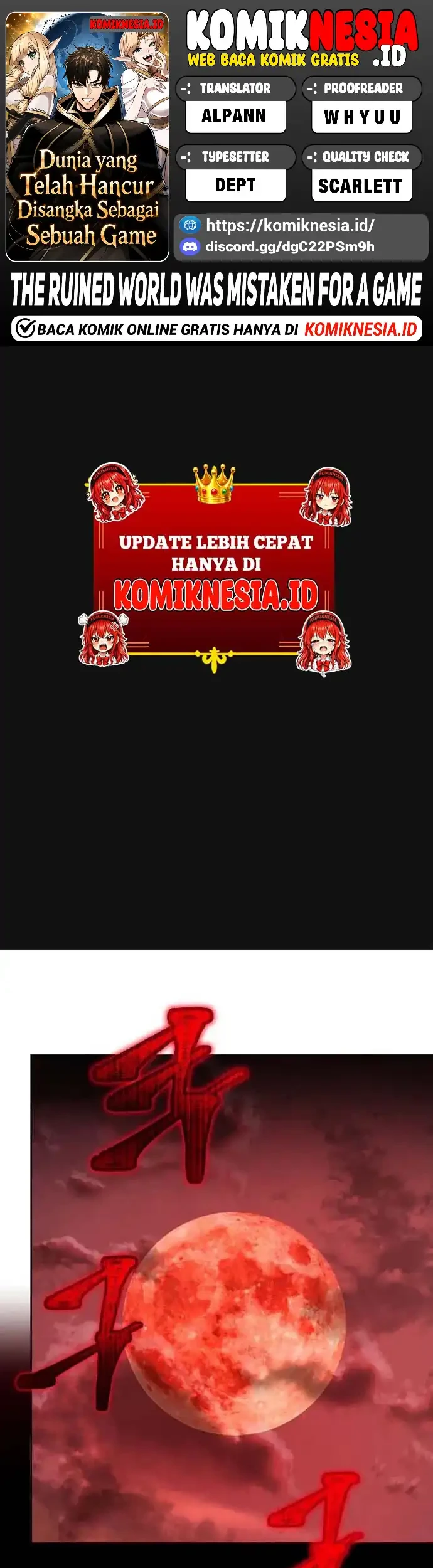 Komik The Ruined World Was Mistaken for a Game Chapter 8 gambar 1