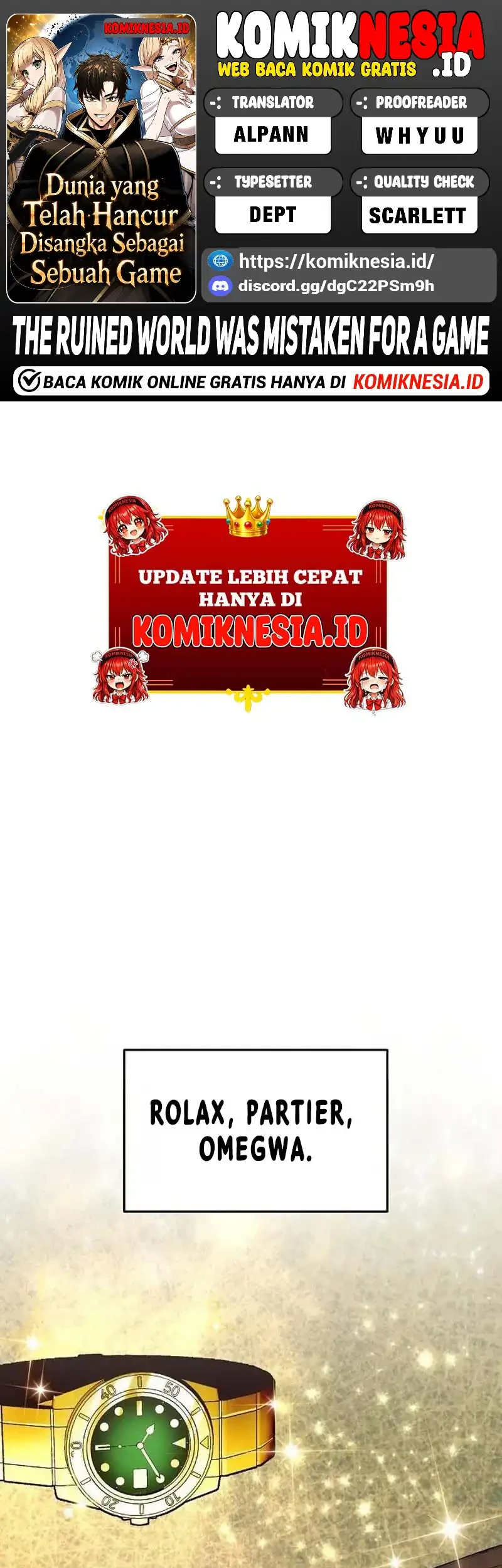Komik The Ruined World Was Mistaken for a Game Chapter 9 gambar 1