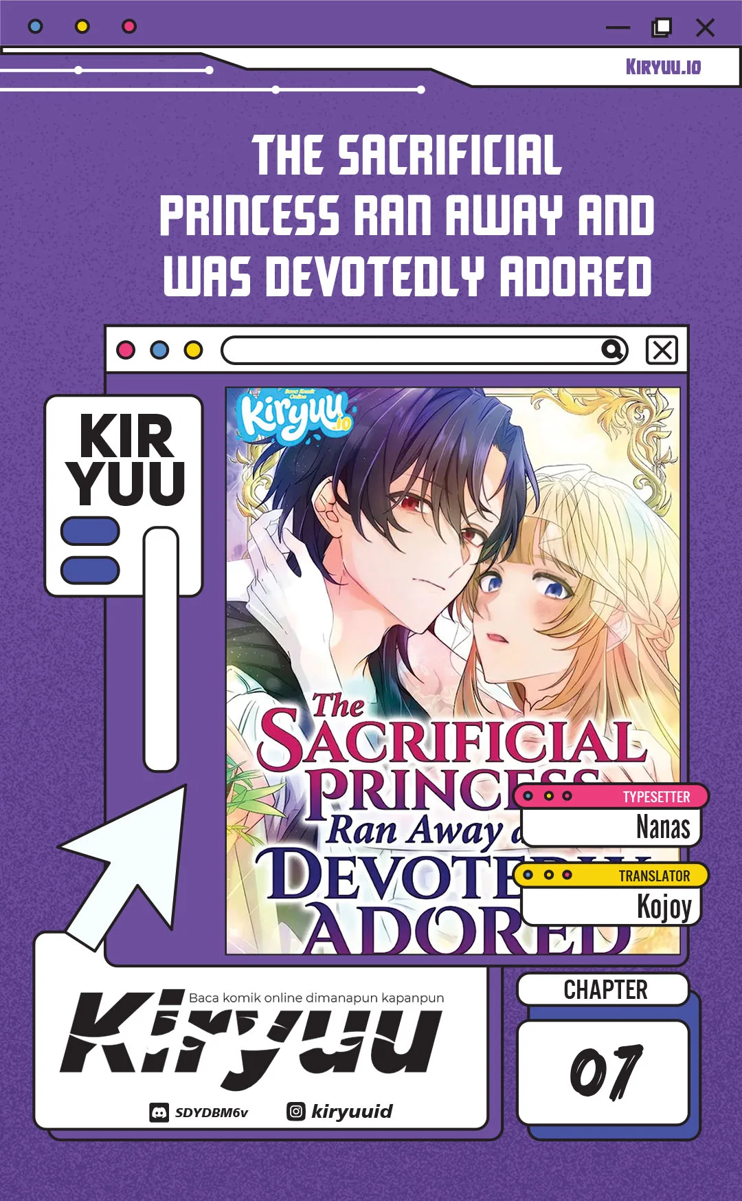Komik The Sacrificial Princess Ran Away and was Devotedly Adored Chapter 7 gambar 1