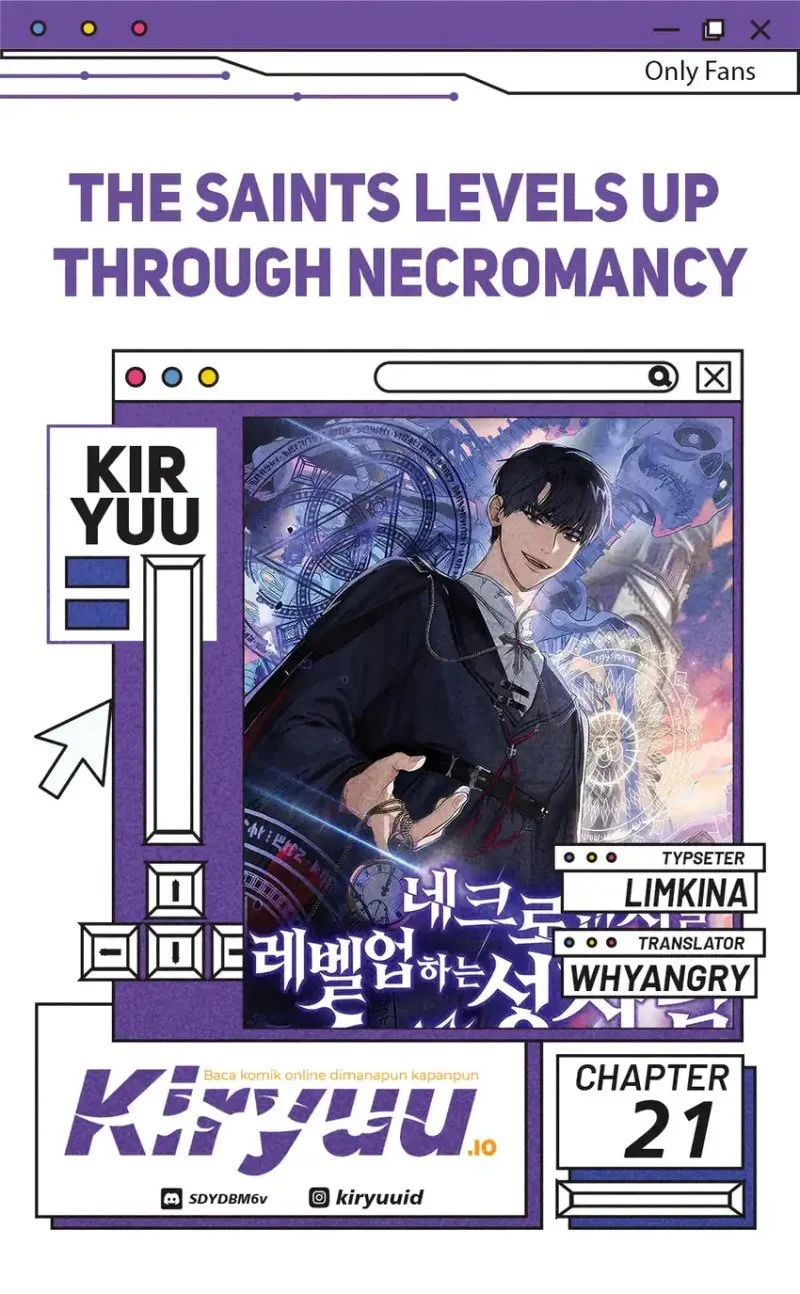 Komik The Saint Levels Up Through Necromancy Chapter 21 gambar 1