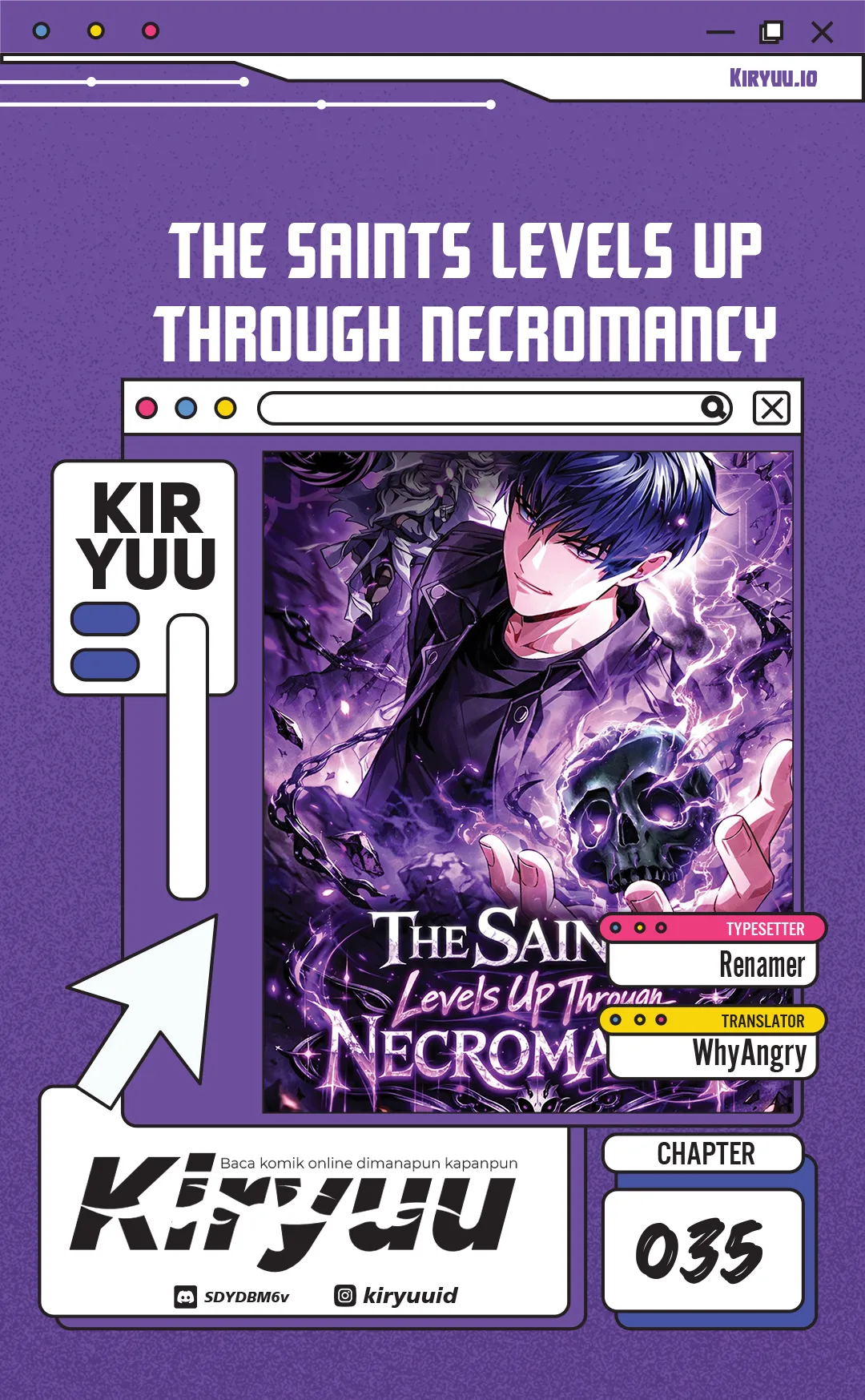 Komik The Saint Levels Up Through Necromancy Chapter 35 gambar 1