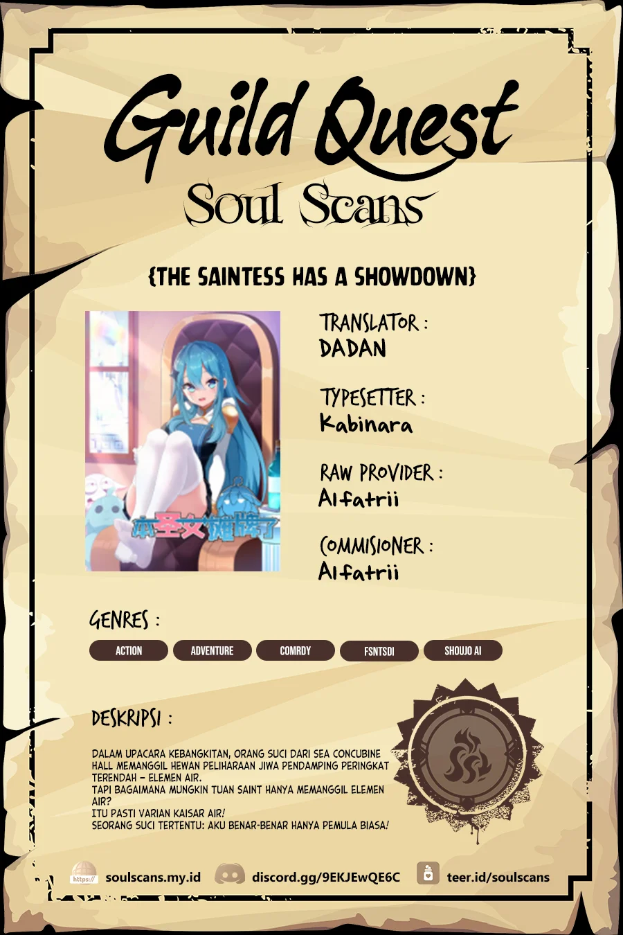 Komik The Saintess Has a Showdown Chapter 141 gambar 1