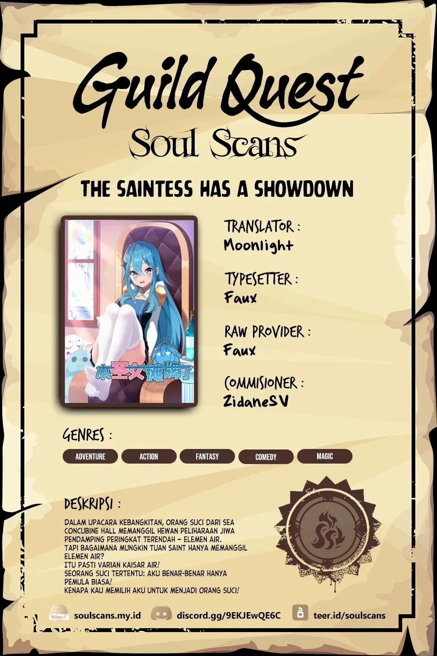 Komik The Saintess Has a Showdown Chapter 162 gambar 1