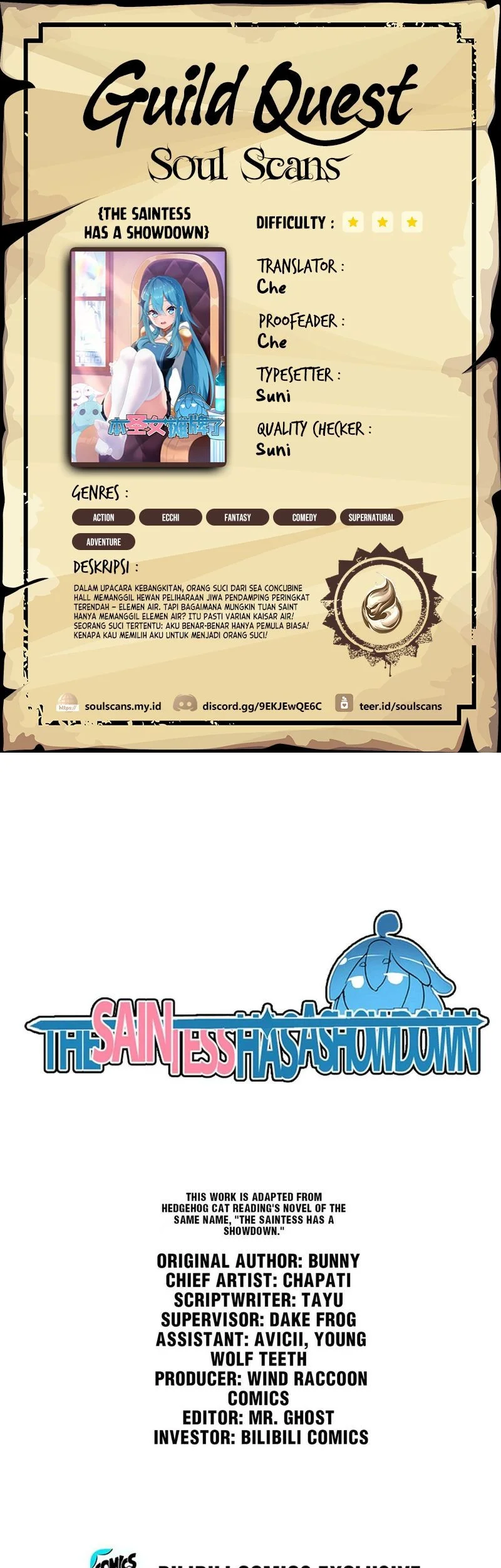 Komik The Saintess Has a Showdown Chapter 6 gambar 1